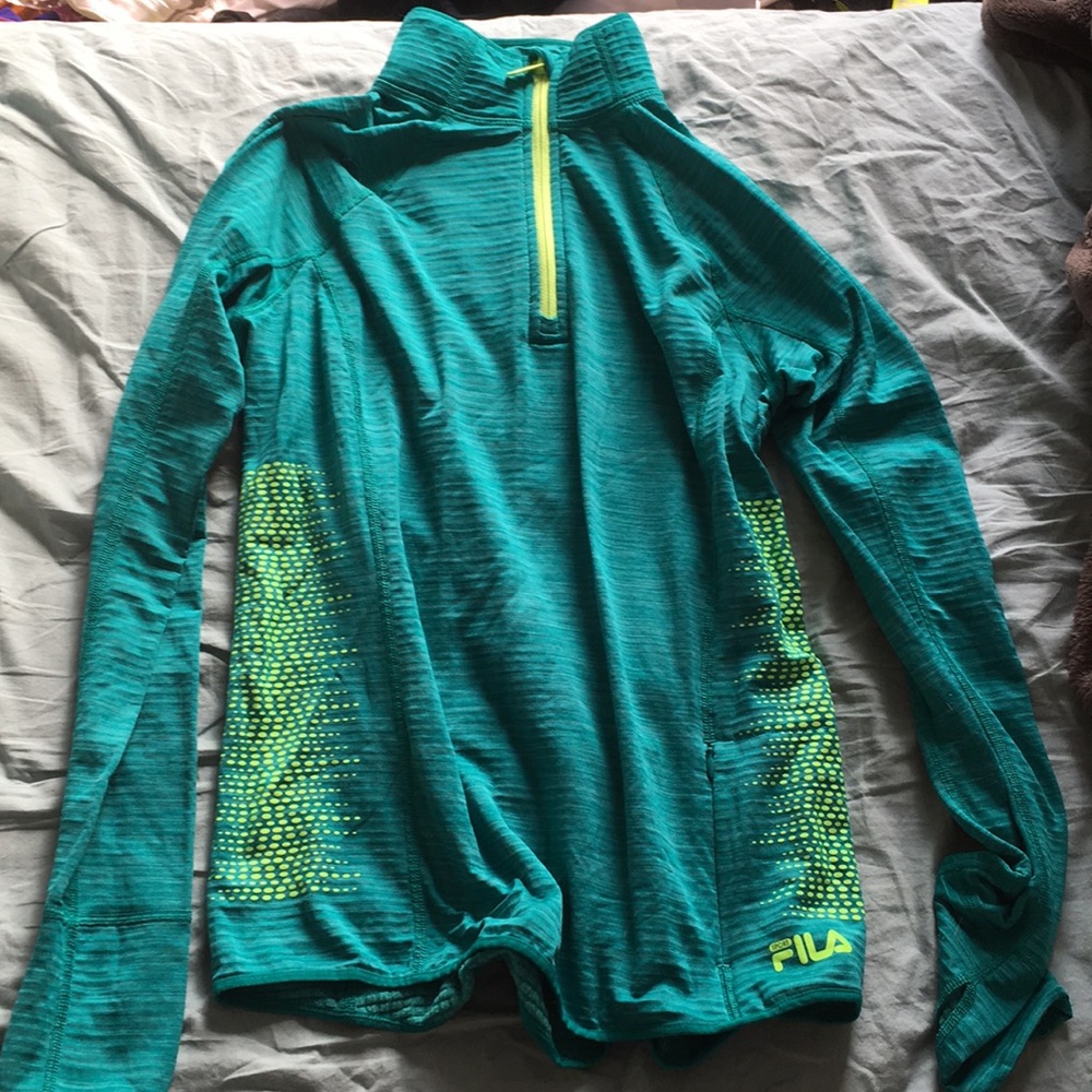 Only worn 2 times fila quarter zip